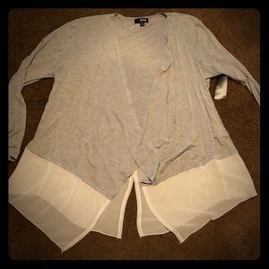 NWT light/thin overlay shirt jacket